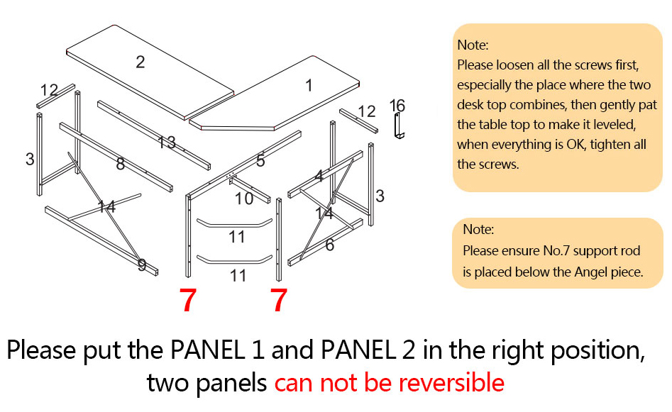 Sengo L Shaped Gaming Desk